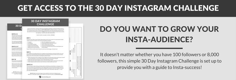 30 Day Instagram Challenge - promo - The Content Bug