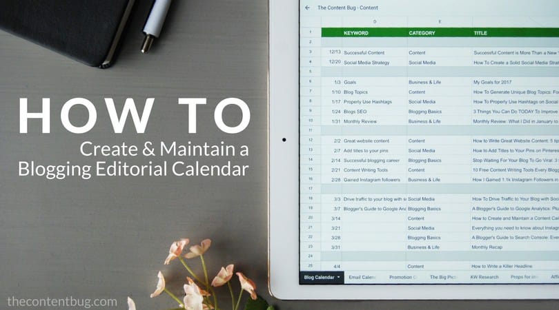 Are you a blogging beginner? It doesn't matter if your answer is yes or no, every blogger needs a blogging editorial calendar! Learn how to create and maintain a blogging editorial calendar that is guaranteed to work for your one-of-a-kind blog!