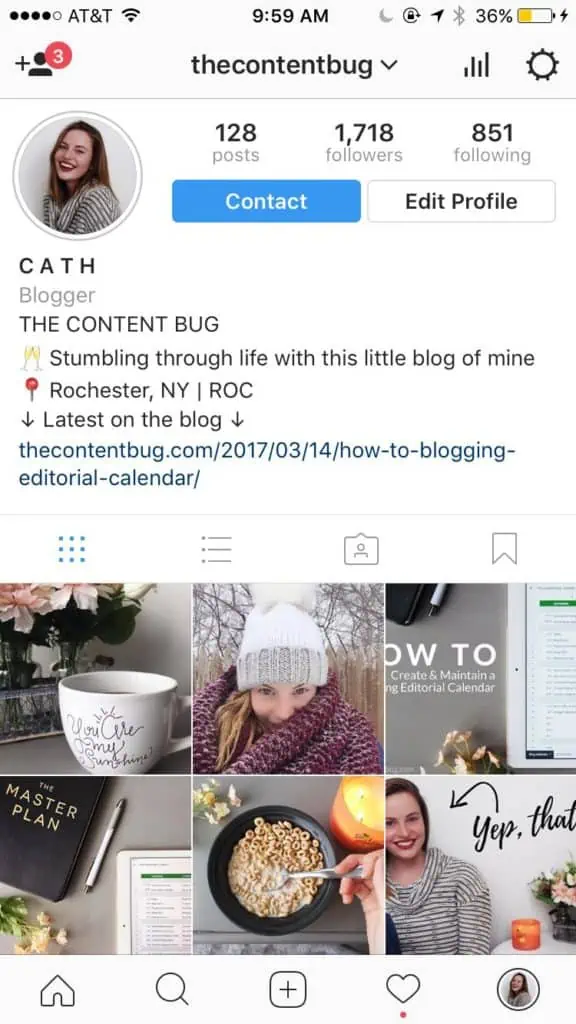 Instagram Business Account - The Content Bug