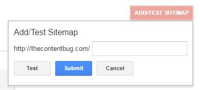 add sitemap in search console