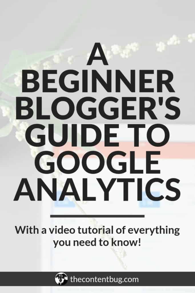 Do you use Google Analytics for your blog? If you don't then you need to! With Google Analytics, you can see who visits your blog, what pages are getting the most pageviews, and where your traffic is coming from. A Google Analytics video tutorial is included! | Google basics | Website basics | Start a website | Start a blog | Beginner Blogger | What to do as a beginner blogger #Bloggingtips