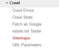 crawl - sitemap - search console