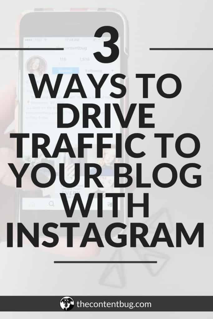 Do you want to drive more traffic to your blog with Instagram?! Instagram is a platform for bloggers. And it can be used to drive people to your website and even help you make money! Learn how you can make your Instagram profitable with this post. | Get blog traffic | Instagram tips for blogger | Instagram hacks #Instagramstips #bloggingsecrets #getmorepageviews