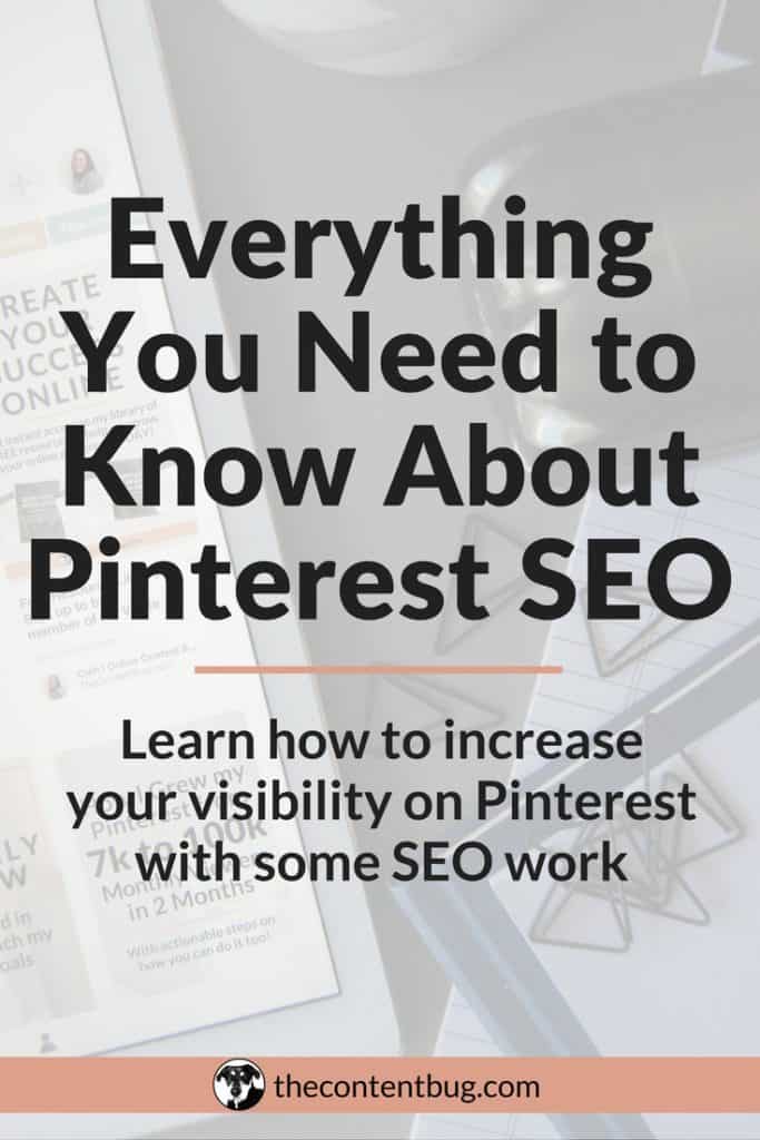 Your guide to Pinterest SEO | By now, you know that Pinterest is a search engine. And it's a tool that many people use to skyrocket their website traffic! So what are you waiting for? Increase your visibility on Pinterest with Pinterest SEO best practices today.