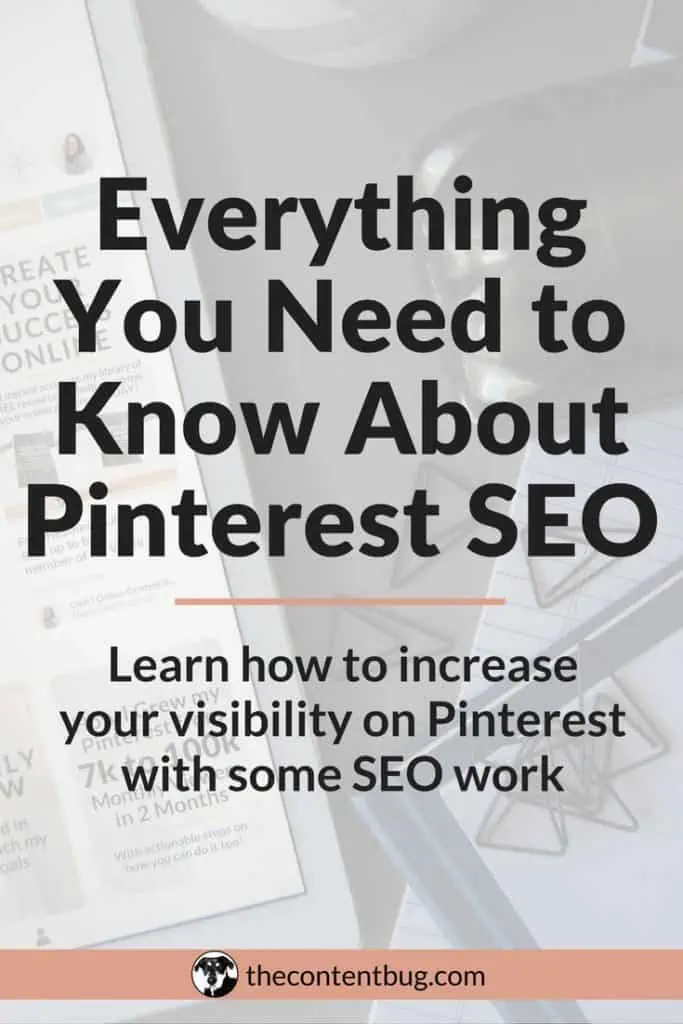 Your guide to Pinterest SEO | By now, you know that Pinterest is a search engine. And it's a tool that many people use to skyrocket their website traffic! So what are you waiting for? Increase your visibility on Pinterest with Pinterest SEO best practices today.