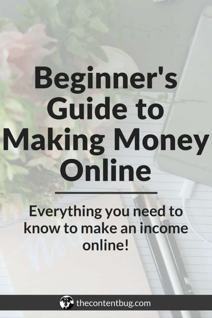 Beginner's Guide to Making Money Online | Do you want to make a full-time income online? Well, then you've got to start somewhere! This beginner's guide will help you to understand how to make money online so that you can create a profitable website or blog. Plus you'll find actionable steps to help you get started making money today!