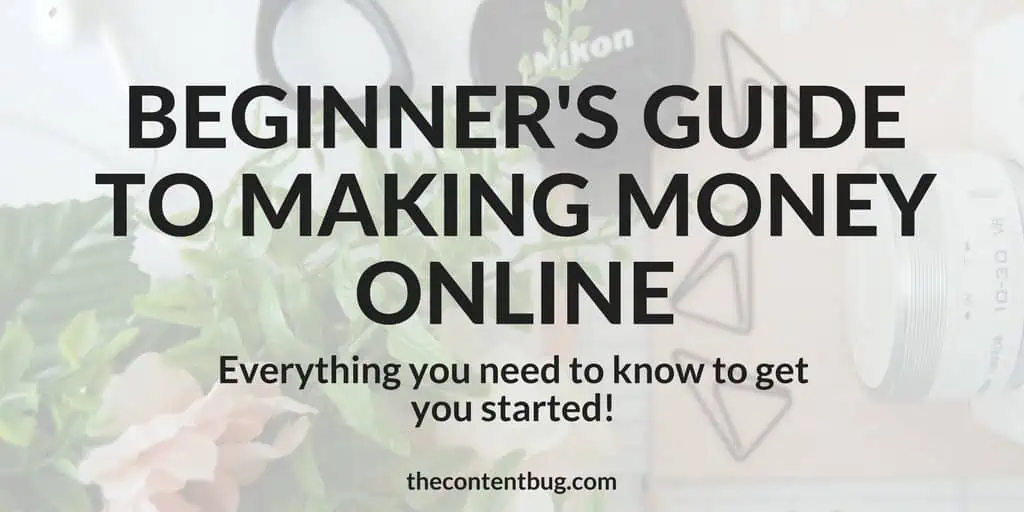 Beginner's Guide to Making Money Online | Do you want to make a full-time income online? Well, then you've got to start somewhere! This beginner's guide will help you to understand how to make money online so that you can create a profitable website or blog. Plus you'll find actionable steps to help you get started making money today!