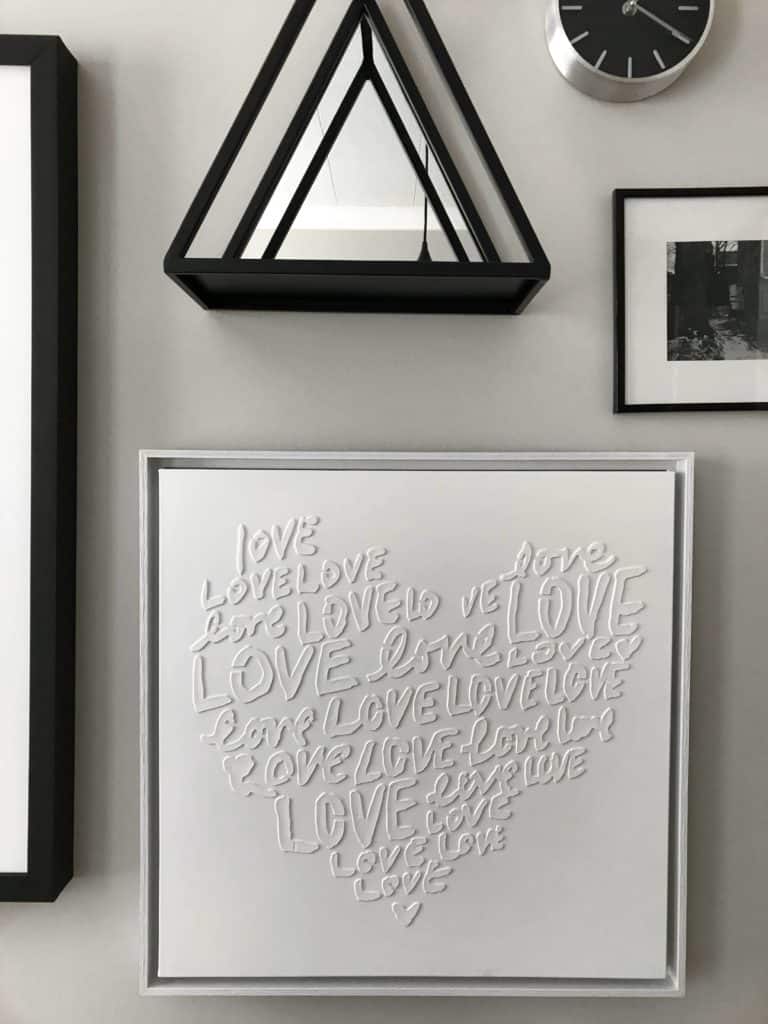 Office, chic gallery wall from TheContentBug
