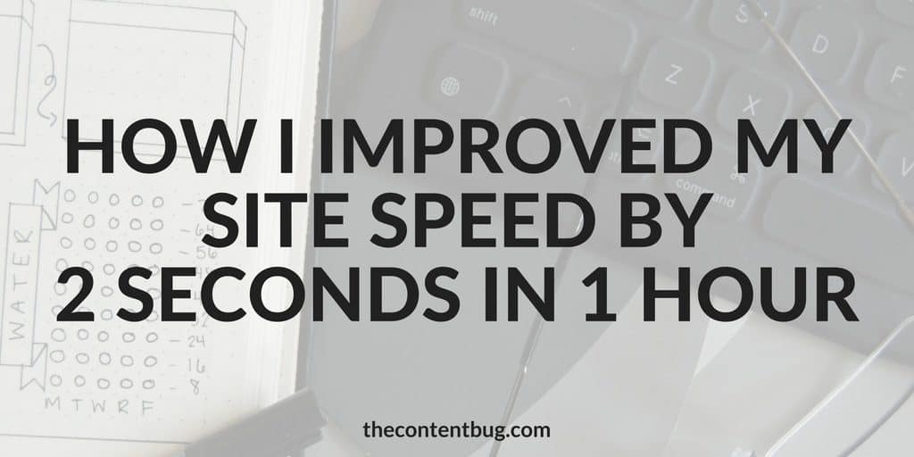 Did you know that your site speed can actually hurt your website traffic, holding you back from growing your blog?! Yeah, site speed is actually one of the top SEO ranking factors that you need to worry about! And in just 1 hour, I was able to reduce the speed of my site by 2 seconds! Learn how you can make your blog load faster in this blog post. 