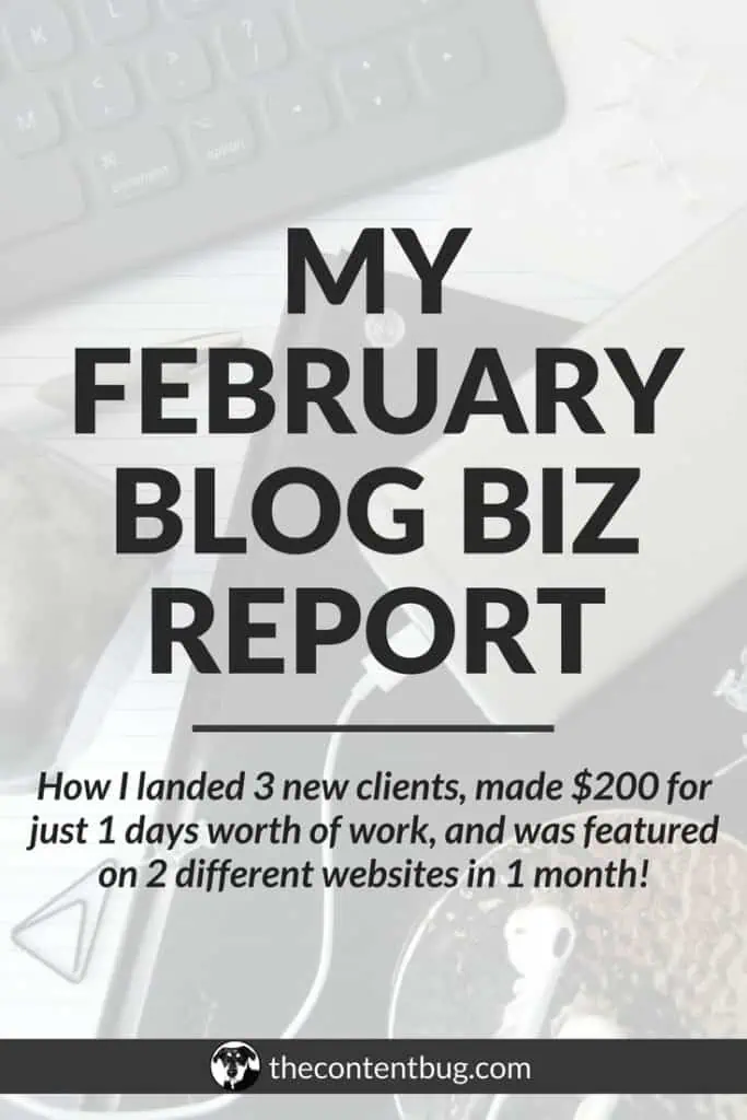 Another month down and another blog biz report to share with you! This month I'm sharing an income report, a website report, a social media report, an email report and even a book club update! This is a blog post that you want to read if you want to know what it's really like to grow your blog. Get a look at a full-time blogger's life with this monthly review. And for more information on how to SUCCESSFULLY grow your blog, head to thecontentbug.com! #incomereport #blogging