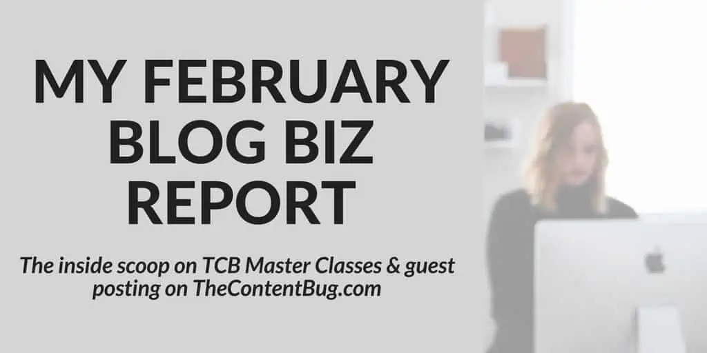 Another month down and another blog biz report to share with you! This month I'm sharing an income report, a website report, a social media report, an email report and even a book club update! This is a blog post that you want to read if you want to know what it's really like to grow your blog. Get a look at a full-time blogger's life with this monthly review. And for more information on how to SUCCESSFULLY grow your blog, head to thecontentbug.com! 
