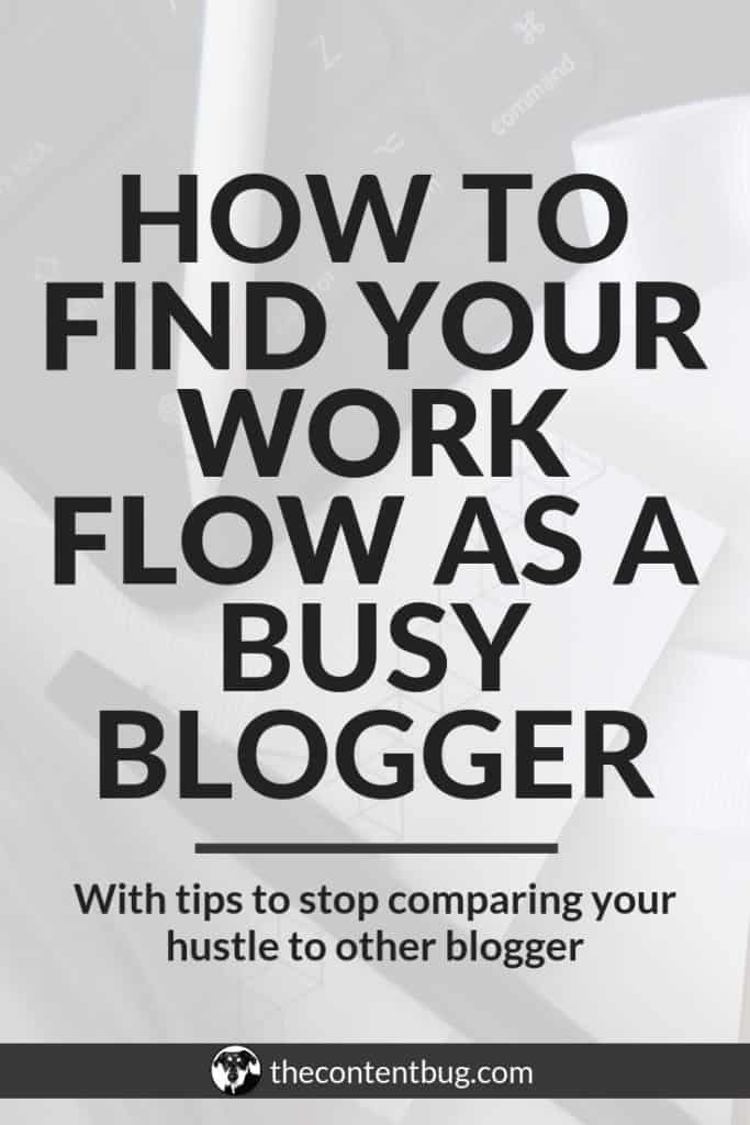 Have you ever looked at other bloggers and wondered how they got so much done in such little time?! As a busy blogger, it's important to find your workflow to make sure you are as productive as you can be. Especially all you side hustle bloggers out there!
