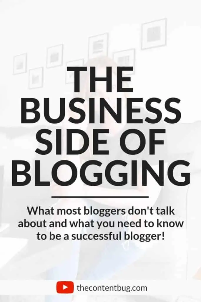 the business side of blogging