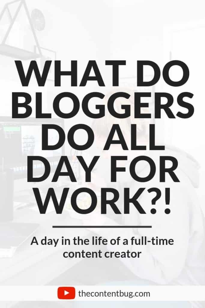 what do bloggers do