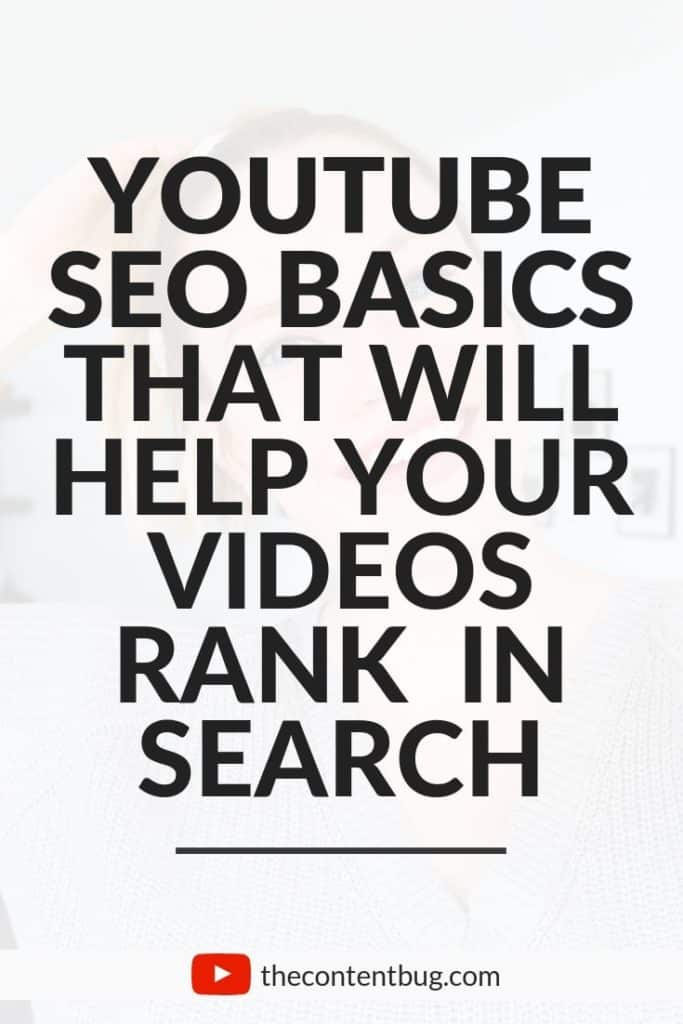 youtube seo basics you need to know