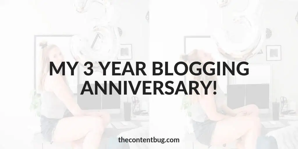 3 years of blogging